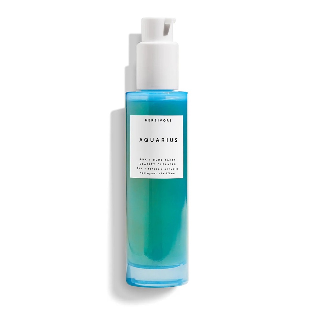 Herbivore AQUARIUS BHA + Blue Tansy Clarity Cleanser Face Wash Oily Acne Skin